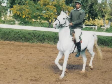 c'est moi avec le cheval NESTOR